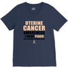 Uterine Cancer Awareness I Wear Peach For Some Special To Me V-Neck Tee