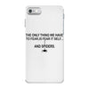 fear it delf and spiders iPhone 7 Case