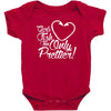 girls fish too only prettier Baby Bodysuit
