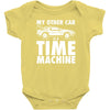 my other car is a time machine Baby Onesie