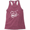 dw drum music instrument logo Racerback Tank