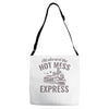 hot mess express Adjustable Strap Totes