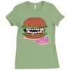 monster burger Ladies Fitted T-Shirt