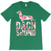 dachshund floral T-Shirt