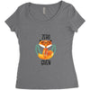 Zero Fox Given Women's Triblend Scoop T-shirt