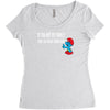 if you met my family you would understand Women's Triblend Scoop T-shirt
