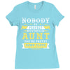 Nobody Is Perfect But If You Are An Aunt You Are Pretty Damn Close Ladies Fitted T-Shirt