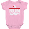 run away rabbit Baby Onesie