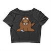 cokelat animal Crop Top