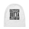 straight outta jersey city Baby Beanies