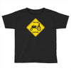tractor crossing farmer's road warning sign Toddler T-shirt