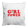 Girl Power Throw Pillow