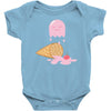 ice cream ghost Baby Onesie