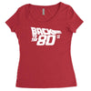 back to the 80's, funny retro Women's Triblend Scoop T-shirt
