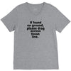 if found on ground please V-Neck Tee