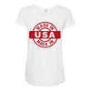 made in usa Maternity Scoop Neck T-shirt