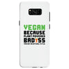 vegan because plant powered badass was not an offical tittle black Samsung Galaxy S8