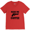 make me coffee V-Neck Tee