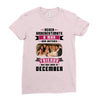 Never Underestimate A Man Who Watches Friends And Was Born in December Ladies Fitted T-Shirt
