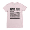 black king nutrition facts Ladies Fitted T-Shirt