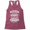 Super Cool Granny Of A Freaking Awesome Granddaughter Racerback Tank