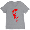 superhero cool V-Neck Tee