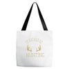 i'd rather be hunting deer antlers ammo hunt gear merica cool Tote Bags