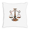 ethnic libra Throw Pillow