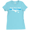 that's how i roll Ladies Fitted T-Shirt