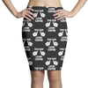 this guy loves coffee Pencil Skirts