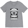 Never Underestimate the Strength of a Melanoma Cancer Warrior V-Neck Tee