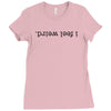 I Feel Weird Ladies Fitted T-Shirt