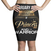 february  girl is a perfect combination of princess and warrior Pencil Skirts