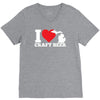 ladies i love michigan craft beer V-Neck Tee