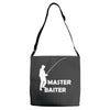 aster baiter mens rude fishing Adjustable Strap Totes