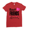 best friends forever Ladies Fitted T-Shirt