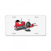 bench pressed License Plate