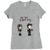you stole my heart 3 Ladies Fitted T-Shirt