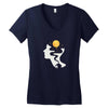 Night Think Women's V-Neck T-Shirt
