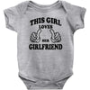 This Girl Loves Her Girlfriend Baby Onesie
