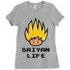 saiyan life Ladies Fitted T-Shirt