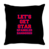 star spangled hammered Throw Pillow