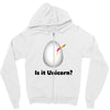 is it Unicorn Zipper Hoodie