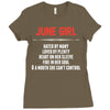June Girl Hated By Many Ladies Fitted T-Shirt