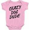 crazy dog dude Baby Onesie