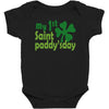 my 1st saint paddyday Baby Bodysuit