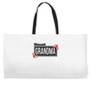 blessed grandma with flower Weekender Totes