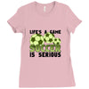 life's a game soccer Ladies Fitted T-Shirt