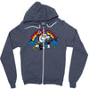 rainbo first blood Zipper Hoodie
