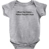 funny t shirt official dog walker. Baby Onesie